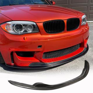 Lip delantero V1 para 1M E82, Carbono BMW 1 Series E81/E82/E87/E88 2004-2011 foto 1