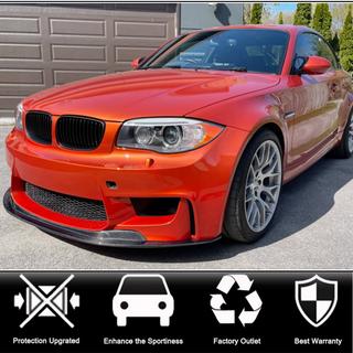 Lip delantero V1 para 1M E82, Carbono BMW 1 Series E81/E82/E87/E88 2004-2011 foto 2