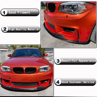 Lip delantero V1 para 1M E82, Carbono BMW 1 Series E81/E82/E87/E88 2004-2011 foto 3