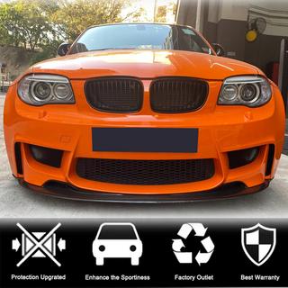 Lip delantero V1 para 1M E82, Carbono BMW 1 Series E81/E82/E87/E88 2004-2011 foto 4