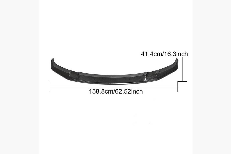 BMW 2 Series F22/F23 2014-2021 Lip delantero V1 para F87 M2 Competition, Carbono Foto 6