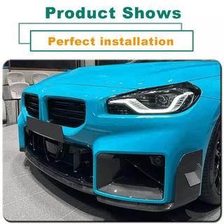 Labio delantero parachoques V1 (para G87, Carbono) BMW 2 Series G42 2021- foto 2