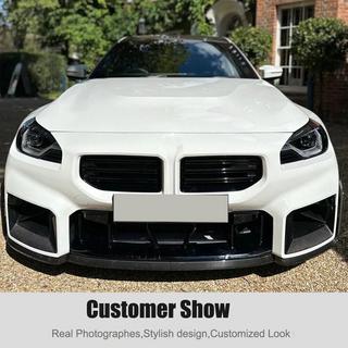 Labio delantero parachoques V1 (para G87, Carbono) BMW 2 Series G42 2021- foto 4