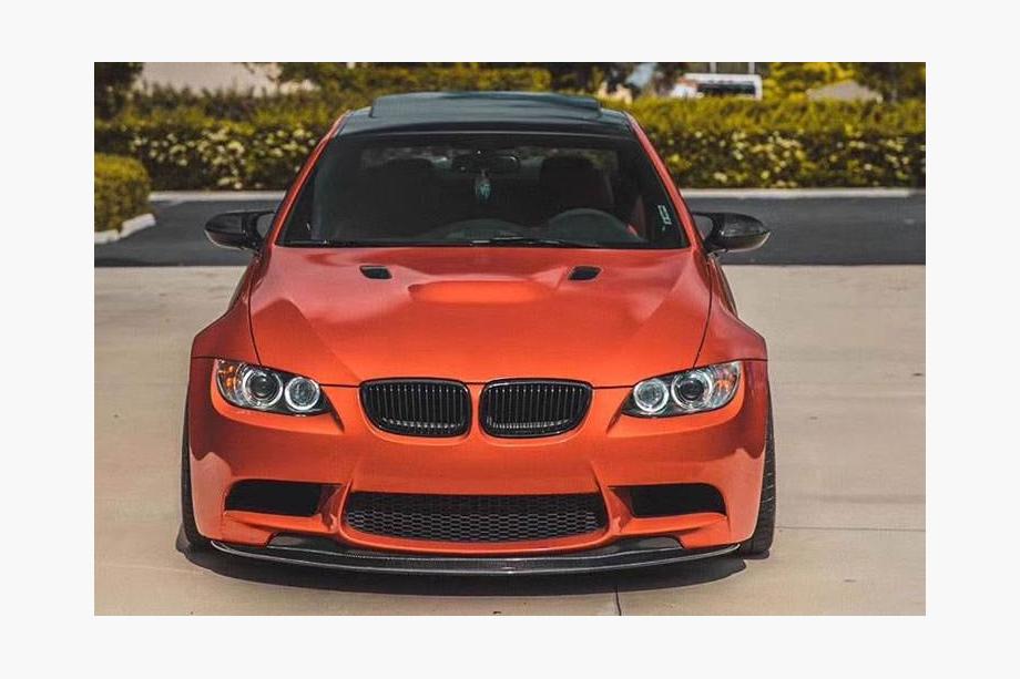 BMW 3 Series E92/E93 2006–2013 Labio delantero Hamman-Style V1 para M3, Carbono Foto 2