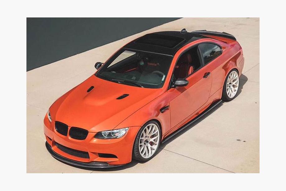 BMW 3 Series E92/E93 2006–2013 Labio delantero Hamman-Style V1 para M3, Carbono Foto 3