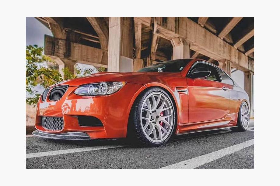 BMW 3 Series E92/E93 2006–2013 Labio delantero Hamman-Style V1 para M3, Carbono Foto 4