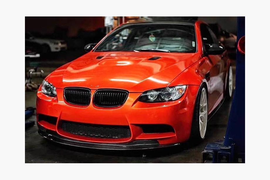 BMW 3 Series E92/E93 2006–2013 Labio delantero Hamman-Style V1 para M3, Carbono Foto 5
