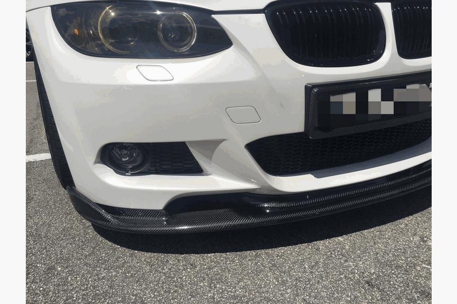 BMW 3 Series E92/E93 2006–2013 Labio de Parachoques Delantero Hamman-Style V2 (para M3, Carbono) Foto 10