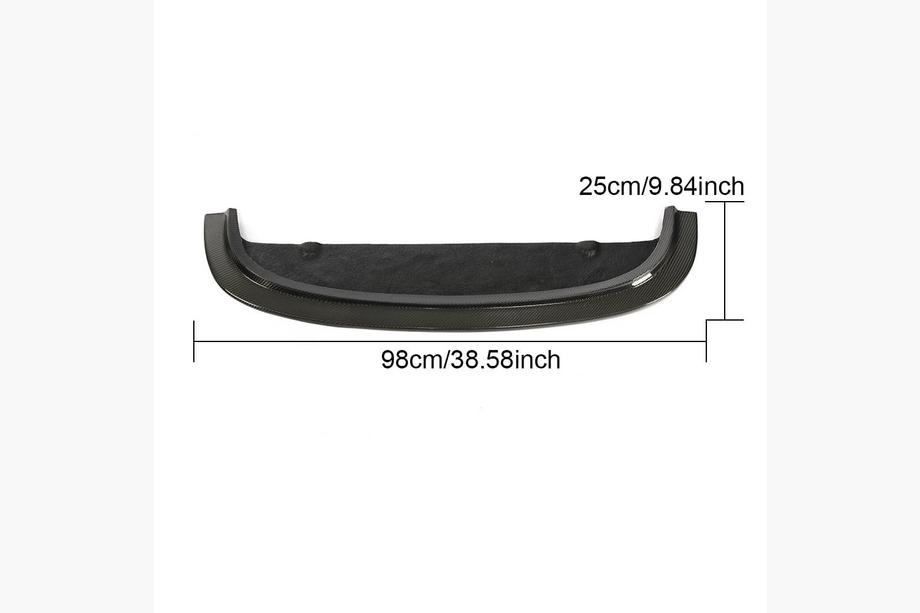 BMW 3 Series E92/E93 2006–2013 Labio de parachoques delantero V6 (para M3, Carbono) Foto 6