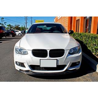 Labio Frontal RK-Style para Parachoques Delantero (para 2010-2012 M-Sport, Carbono) BMW 3 Series E92/E93 2006–2013 foto 3