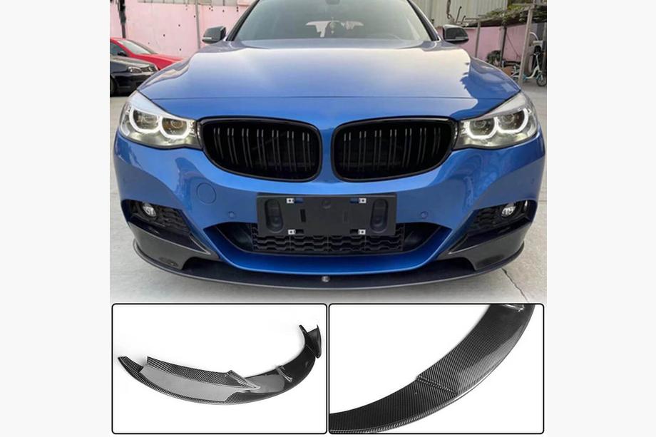 BMW 3 Series F34 2013–2020 Lip delantero MP-Style para F34 M-Sport, Carbono Foto 1