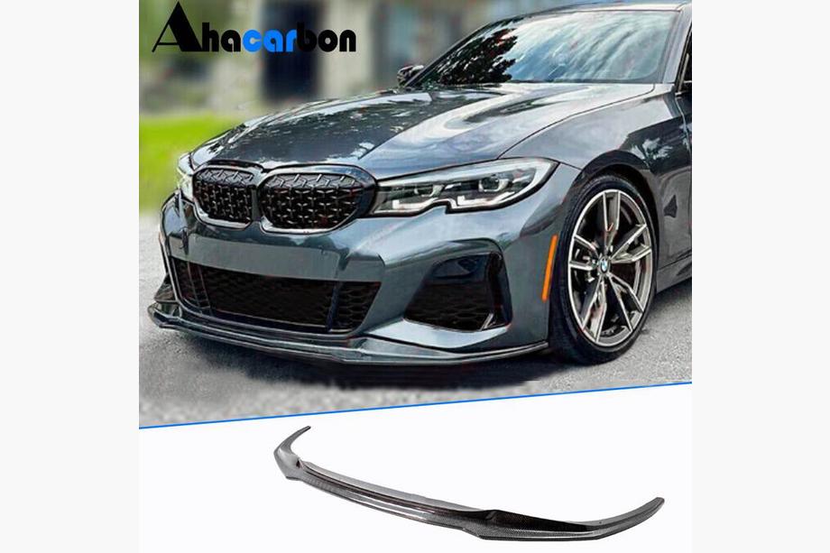 BMW 3 Series G20/G21 2018- Labio delantero parachoques V8 para M-Sport 2018-2022 Carbono Foto 1