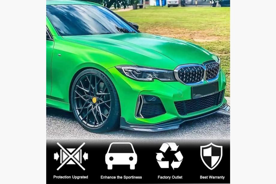 BMW 3 Series G20/G21 2018- Lip delantero V3 para M-Sport 2018-2022, Carbono Foto 2