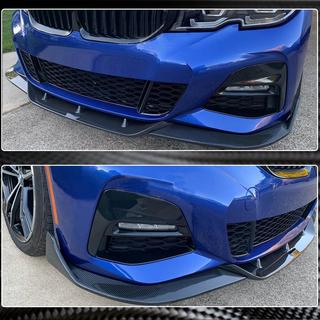 Labio de Parachoques Delantero PD-Style (para M-Sport 2018-2022, Carbono) foto 3