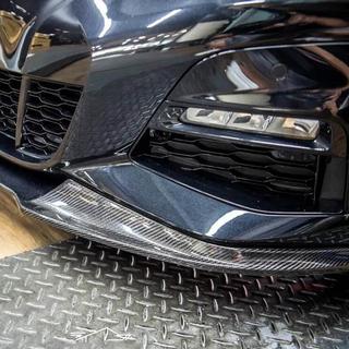 Labio delantero parachoques V5 (para M-Sport 2018-2022, Carbono) BMW 3 Series G20/G21 2018- foto 4