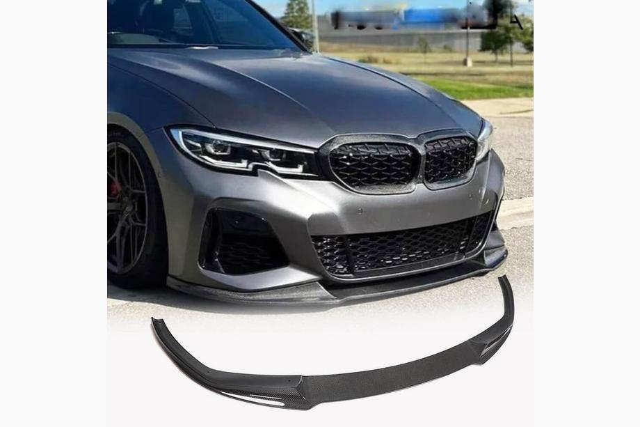 BMW 3 Series G20/G21 2018- Labio de Parachoques Delantero FRP V6 (2019-2022 M-Sport) Foto 1