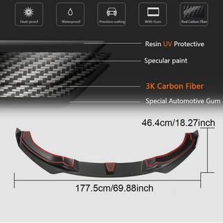Lip delantero V2 para M-Sport, Carbono BMW 4 Series F32/F33/F36 2012-2020 foto 4
