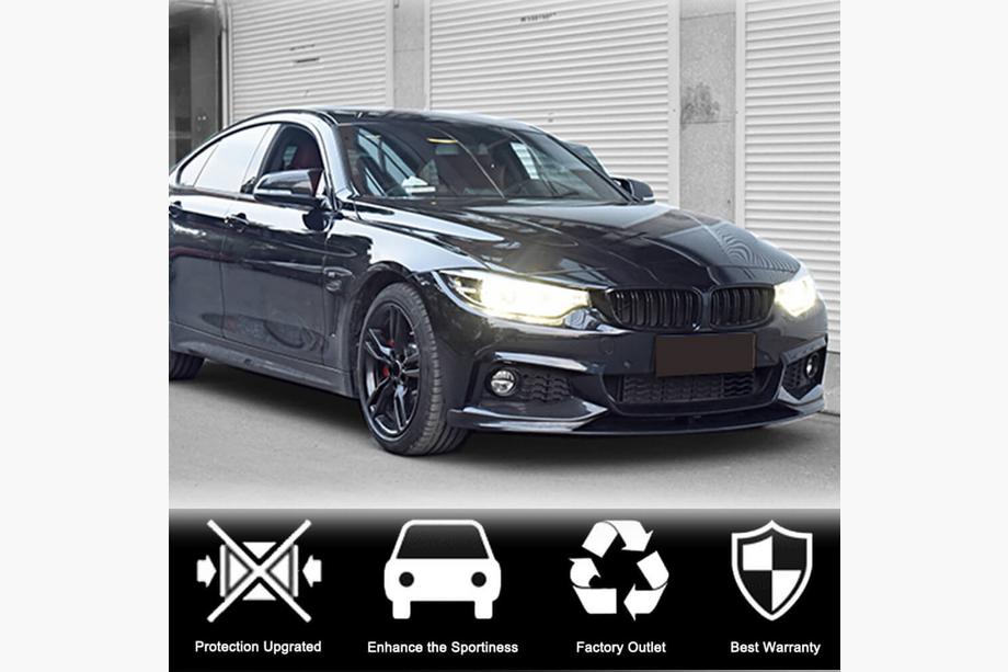 BMW 4 Series F32/F33/F36 2012-2020 Lip delantero V3 para M-Sport, Carbono Foto 2