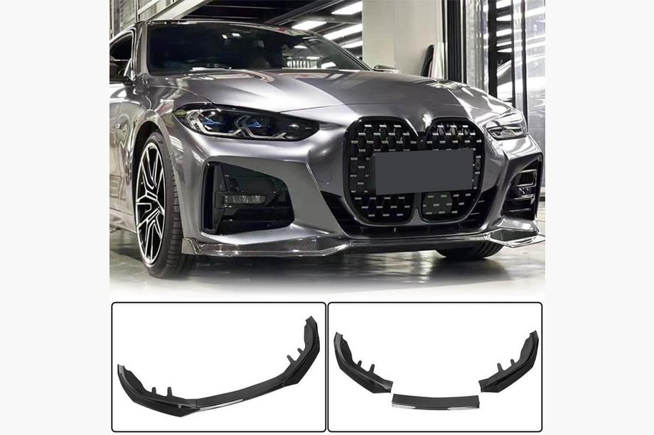 BMW 4 Series G22/23/26 2020- Splitter delantero Lip V1 para G22/G23 M-Sport, Carbono Foto 1