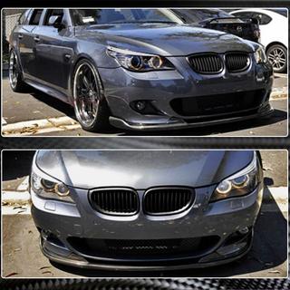 Labio de parachoques delantero (para M-Sport, Carbono) BMW 5 Series E60/E61 2003-2010 foto 3