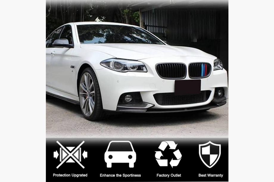 BMW 5 Series F10/F11 2010–2016 Labio Delantero V3 para F10 M-Sport, Carbono Foto 2