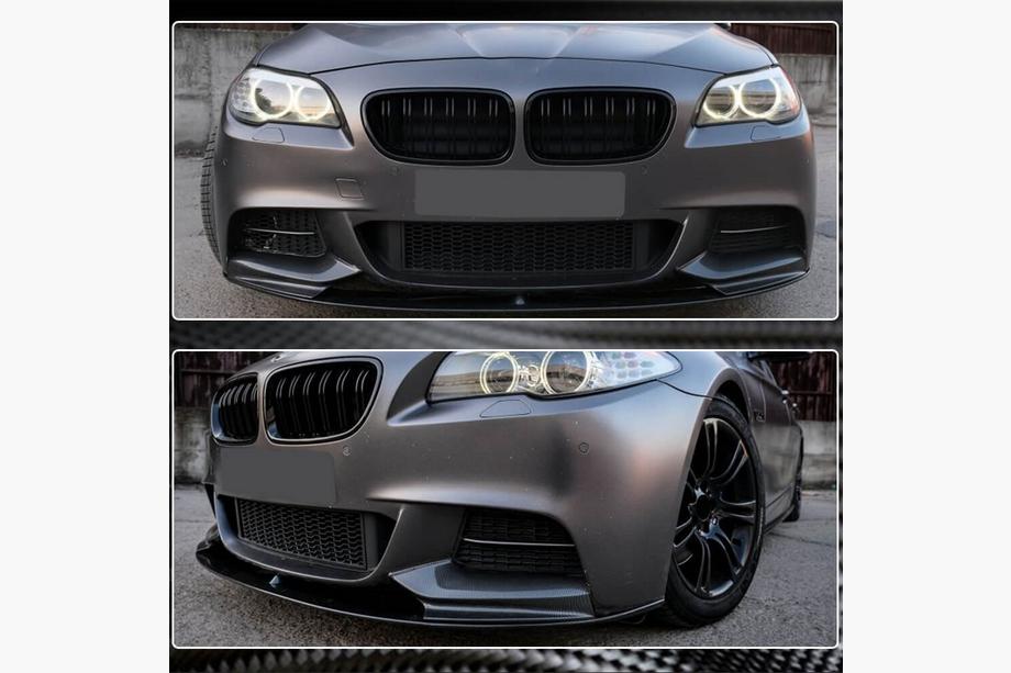BMW 5 Series F10/F11 2010–2016 Labio Delantero V3 para F10 M-Sport, Carbono Foto 4