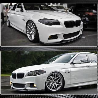 Lip Frontal V2 para F10 M-Sport, Carbono BMW 5 Series F10/F11 2010–2016 foto 4