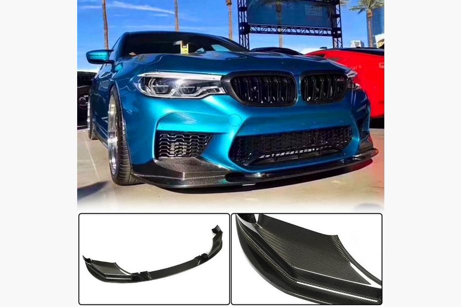 BMW Serie 5 G30/G31 2017–2023 Splitter delantero Lip V2 para M5 F90 2017-2020 Carbono Foto 1