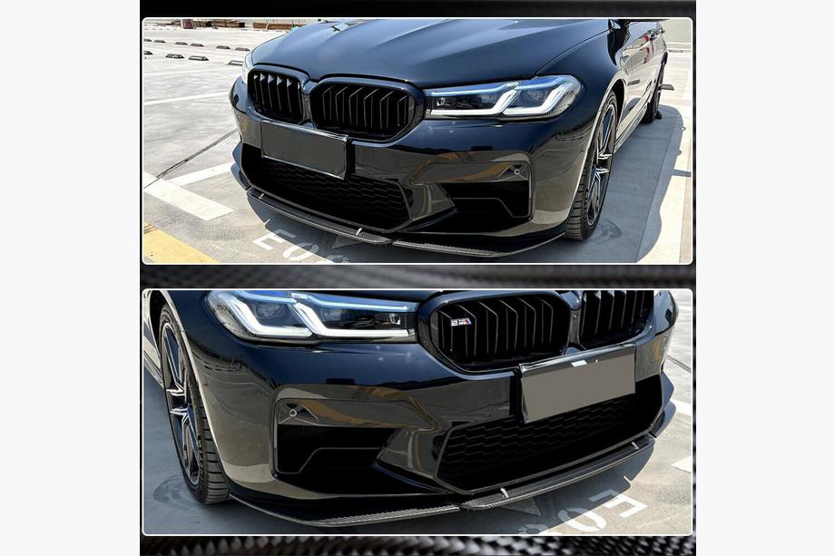 BMW Serie 5 G30/G31 2017–2023 Splitter delantero Lip V4 para M5 F90 2020-2024, Carbono Foto 4