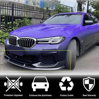 Labio delantero V1 para M-Sport 2021-2024, Carbono BMW Serie 5 G30/G31 2017–2023 foto 2