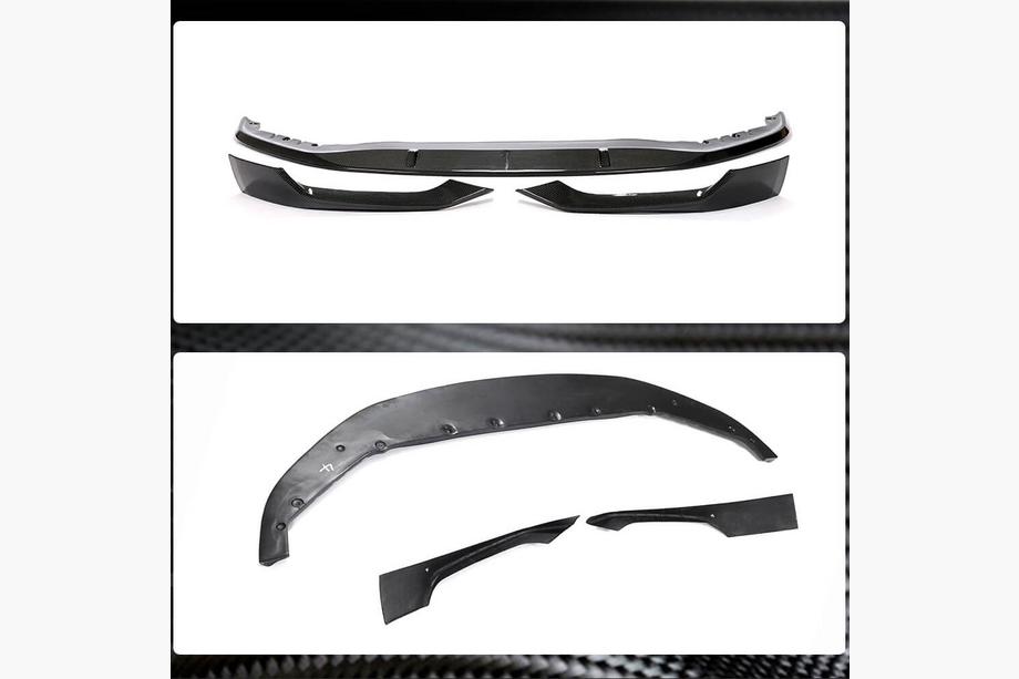 BMW Serie 5 G30/G31 2017–2023 Labio delantero V1 para M-Sport 2021-2024, Carbono Foto 4