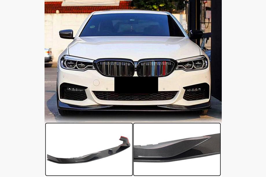 BMW Serie 5 G30/G31 2017–2023 Lip delantero V1 para M-Sport 2017-2020, Carbono Foto 1