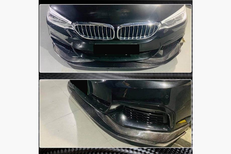 BMW Serie 5 G30/G31 2017–2023 Lip delantero V1 para M-Sport 2017-2020, Carbono Foto 4