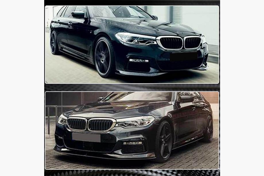 BMW Serie 5 G30/G31 2017–2023 Lip delantero V1 para M-Sport 2017-2020, Carbono Foto 5