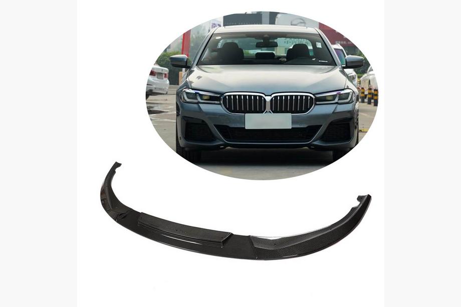BMW Serie 5 G30/G31 2017–2023 Lip delantero V2 para M-Sport 2021-2024, Carbono Foto 1
