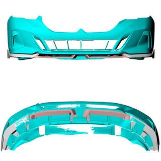 Lip delantero parachoques (para M-Sport, Carbono) BMW 5/i5 Series G60/G60E/G61 2023- foto 3