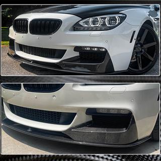 Labio delantero parachoques V1 (para M-Sport, Carbono) BMW 6 Series F12/F13/F06 2011-2018 foto 3
