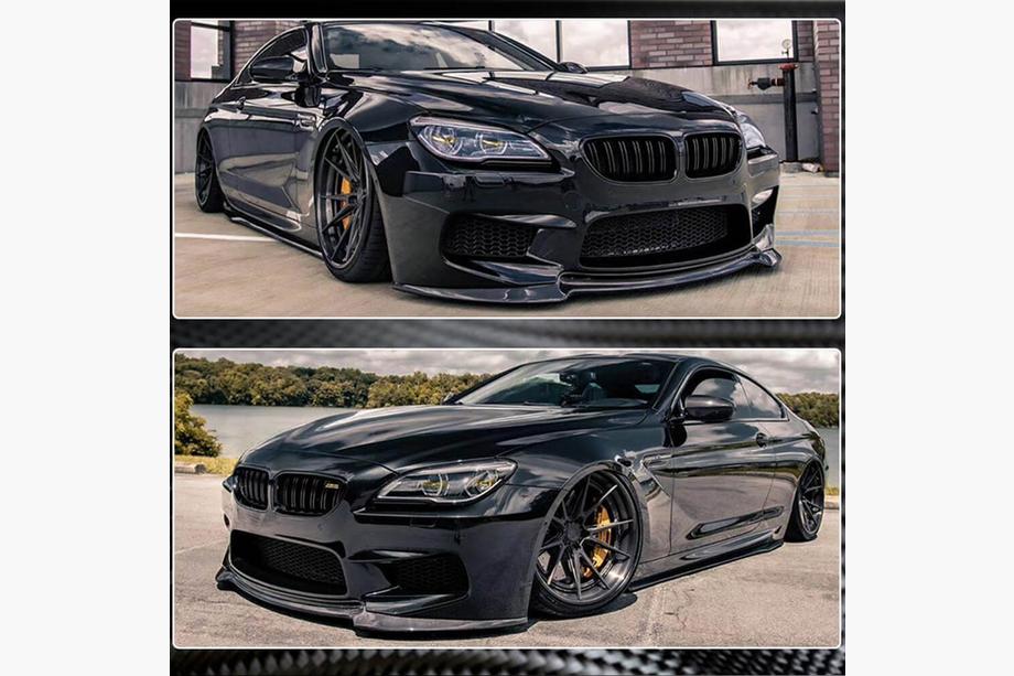BMW 6 Series F12/F13/F06 2011-2018 Labio de Parachoques Delantero FRP V3 Foto 4