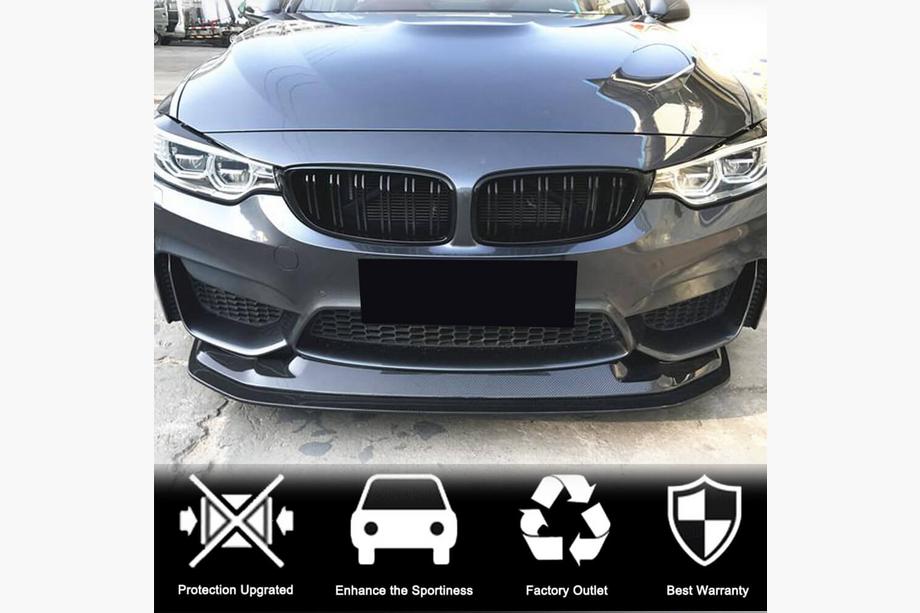 BMW 3 Series F30/F31 2012-2019 Lip delantero V3 para F80 Carbono Foto 2
