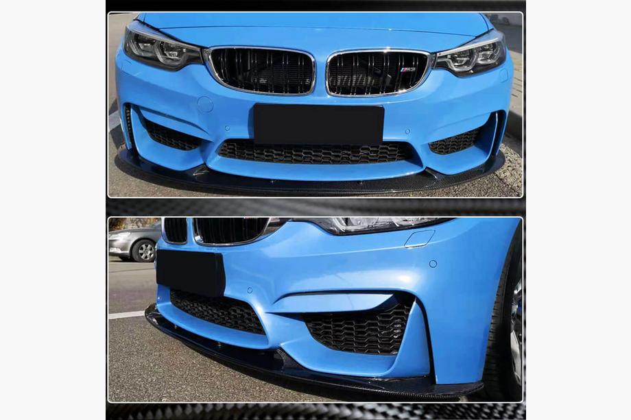 BMW 3 Series F30/F31 2012-2019 Lip delantero V1 para F80 Carbono Foto 5