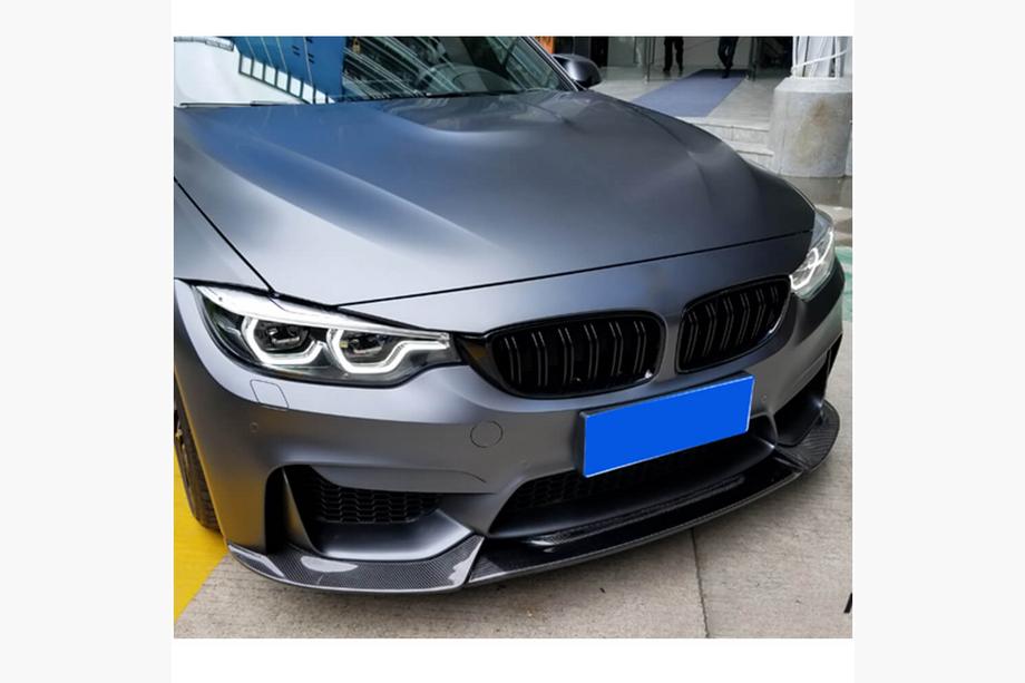 BMW 3 Series F30/F31 2012-2019 Labio Parachoques Delantero V10 para F80 Carbono Foto 2
