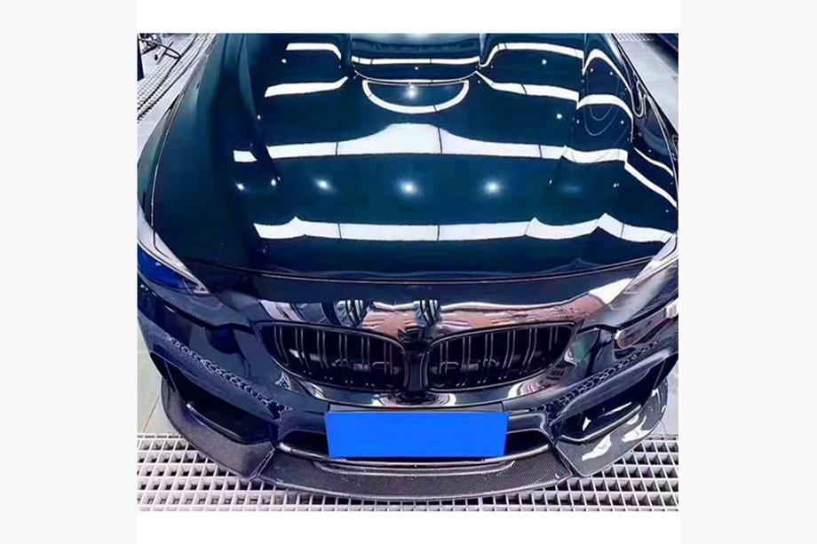 BMW 3 Series F30/F31 2012-2019 Labio Parachoques Delantero V10 para F80 Carbono Foto 4