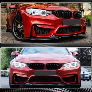 Labio Delantero Parachoques V9 (para F82/F83, Carbono) BMW 4 Series F32/F33/F36 2012-2020 foto 3