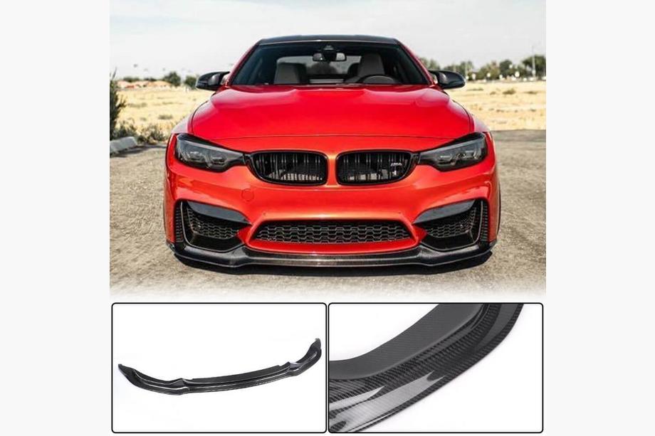 BMW 3 Series F30/F31 2012-2019 Labio de parachoques delantero FRP V17 (para F80) Foto 2