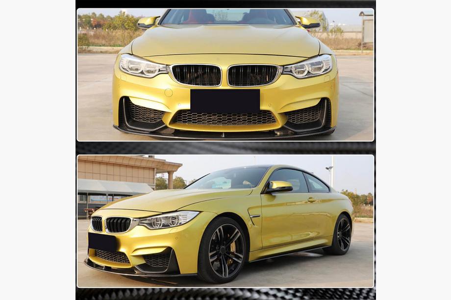 BMW 4 Series F32/F33/F36 2012-2020 Labio de Parachoques Delantero V13 (para F82/F83, Carbono) Foto 3