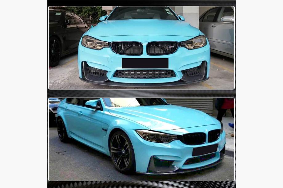 BMW 4 Series F32/F33/F36 2012-2020 Labio de Parachoques Delantero V13 (para F82/F83, Carbono) Foto 4