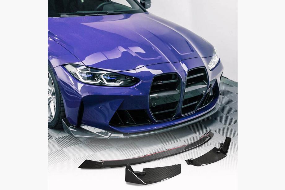 BMW 3 Series G20/G21 2018- Lip delantero V8 para G80, Carbono Image