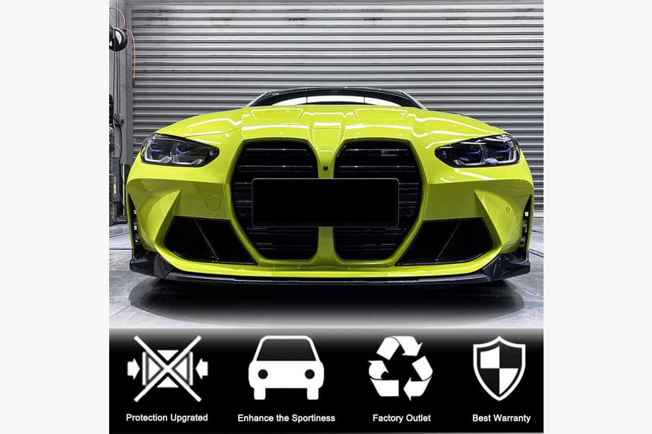 BMW 3 Series G20/G21 2018- Labio Delantero V9 para G80 Carbono Foto 2