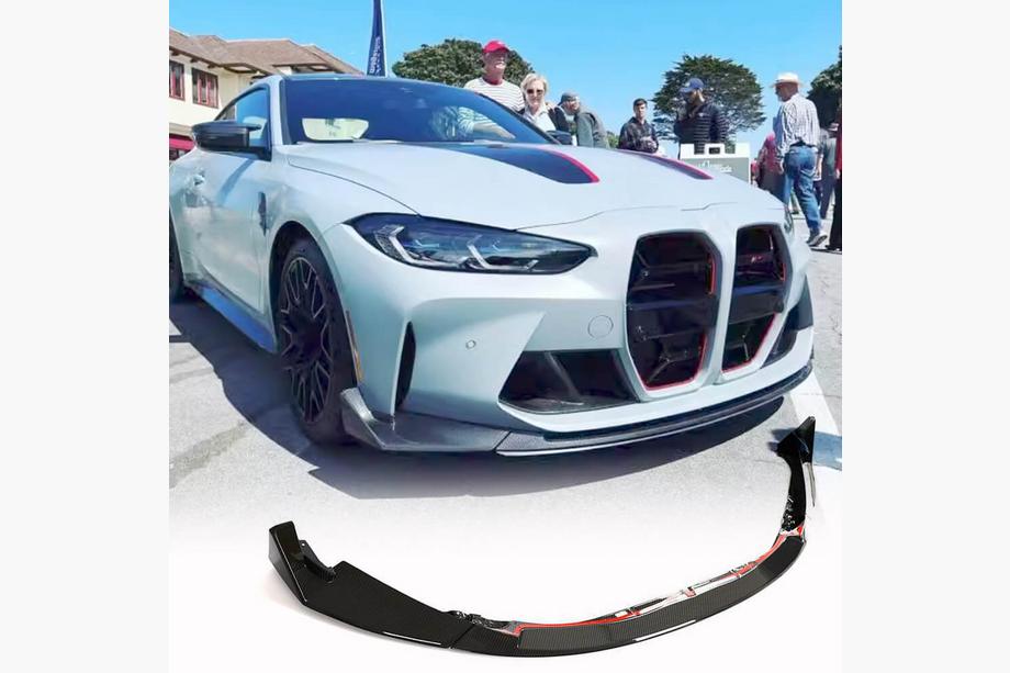 BMW 4 Series G22/23/26 2020- Lip delantero V2 para G82/G83, carbono Foto 1
