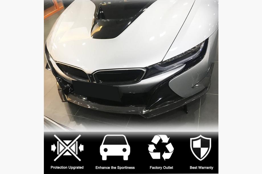 BMW I8 2014-2020 Labio Delantero Parachoques (Carbono) Foto 3